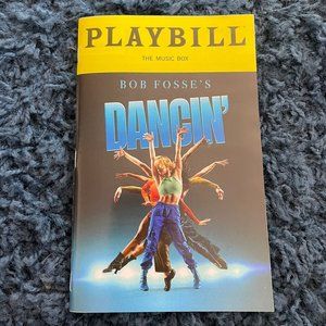 Broadway Playbill Bob Fosse's DANCIN' Revival The Music Box Theatre May 2023